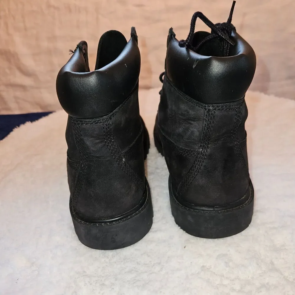 TIMBERLAND Black Waterproof Boots Youth Size 5 12907